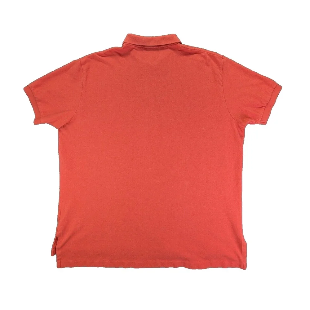 Polo Ralph Lauren Polo Shirt Men's XXL Short Sleeved Cotton Pink Preppy